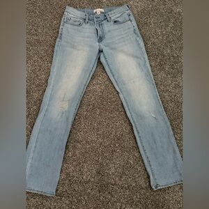 Lucky Brand Mid Rise Straight Leg Jeans